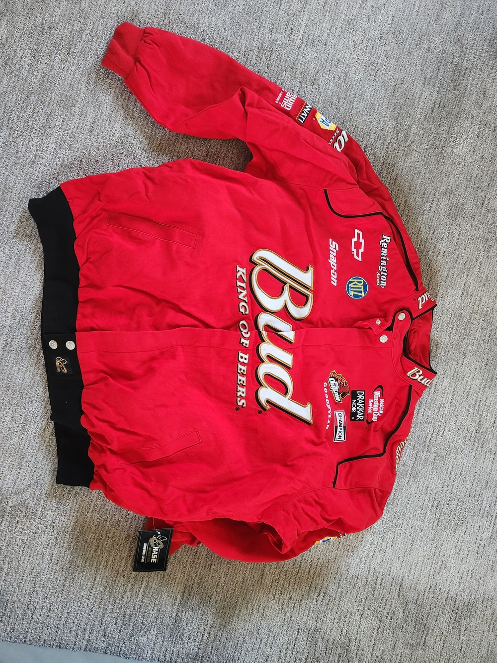 Budweiser Red Racing Jacket - Bud Logo